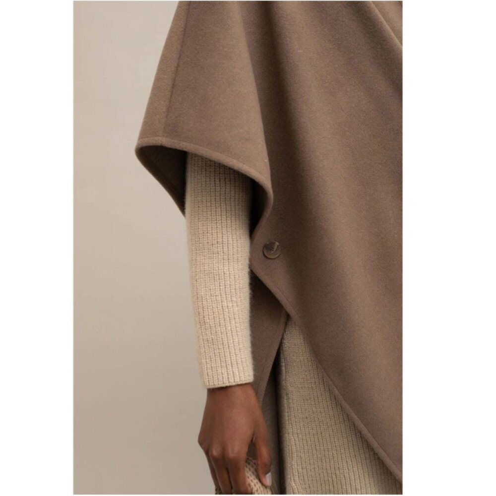 NWT Mus & BomBon Saja Cape Brown Check Plaid (Cuadros Marrón) | Made in Spain - Picture 9 of 15